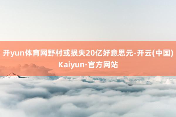 开yun体育网野村或损失20亿好意思元-开云(中国)Kaiyun·官方网站