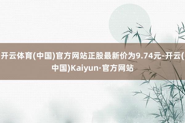 开云体育(中国)官方网站正股最新价为9.74元-开云(中国)Kaiyun·官方网站