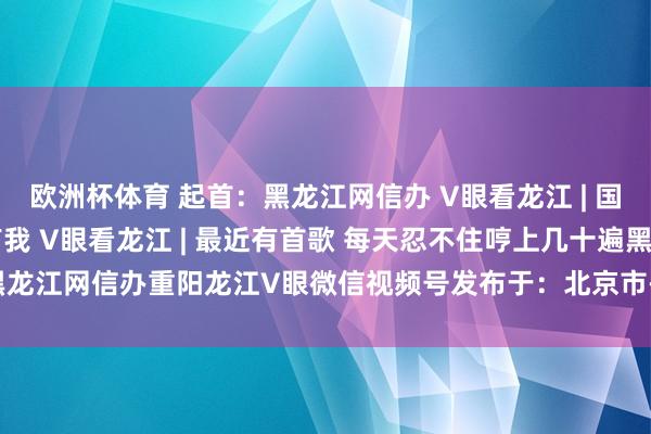 欧洲杯体育 起首：黑龙江网信办 V眼看龙江 | 国庆献礼--科技强国异日有我 V眼看龙江 | 最近有首歌 每天忍不住哼上几十遍黑龙江网信办重阳龙江V眼微信视频号发布于：北京市-开云(中国)Kaiyun·官方网站