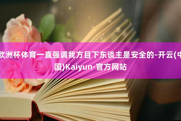 欧洲杯体育一直强调我方目下东谈主是安全的-开云(中国)Kaiyun·官方网站